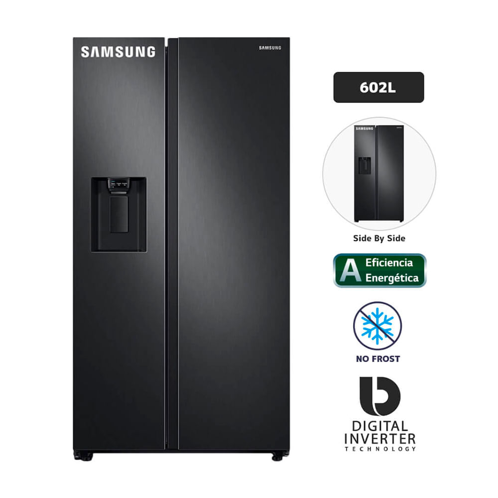 Refrigerador SAMSUNG 602L No Frost RS60T5200B1 Negro