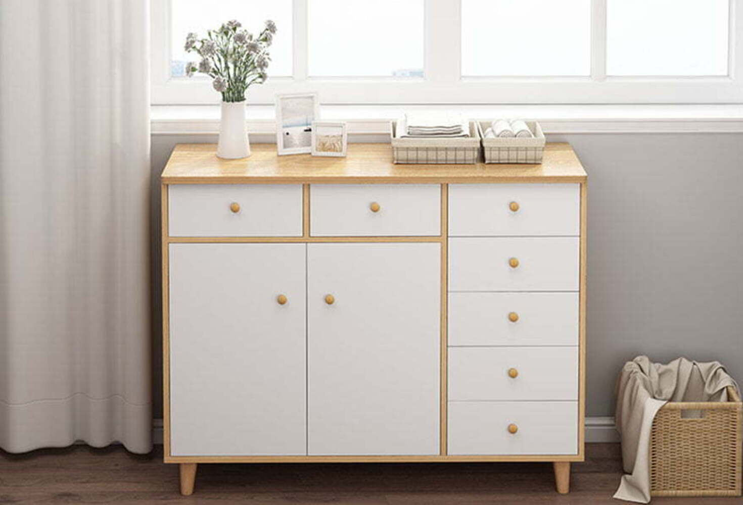 Aparador Vintage Moderno Victorino 120cm