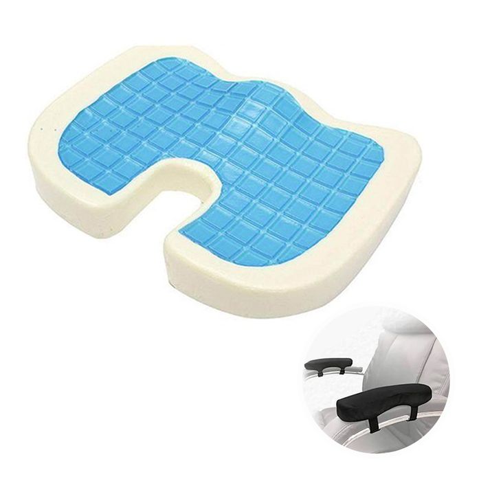 Cojín Coxis con Gel Frío y Un Par de Apoyabrazos de Regalo