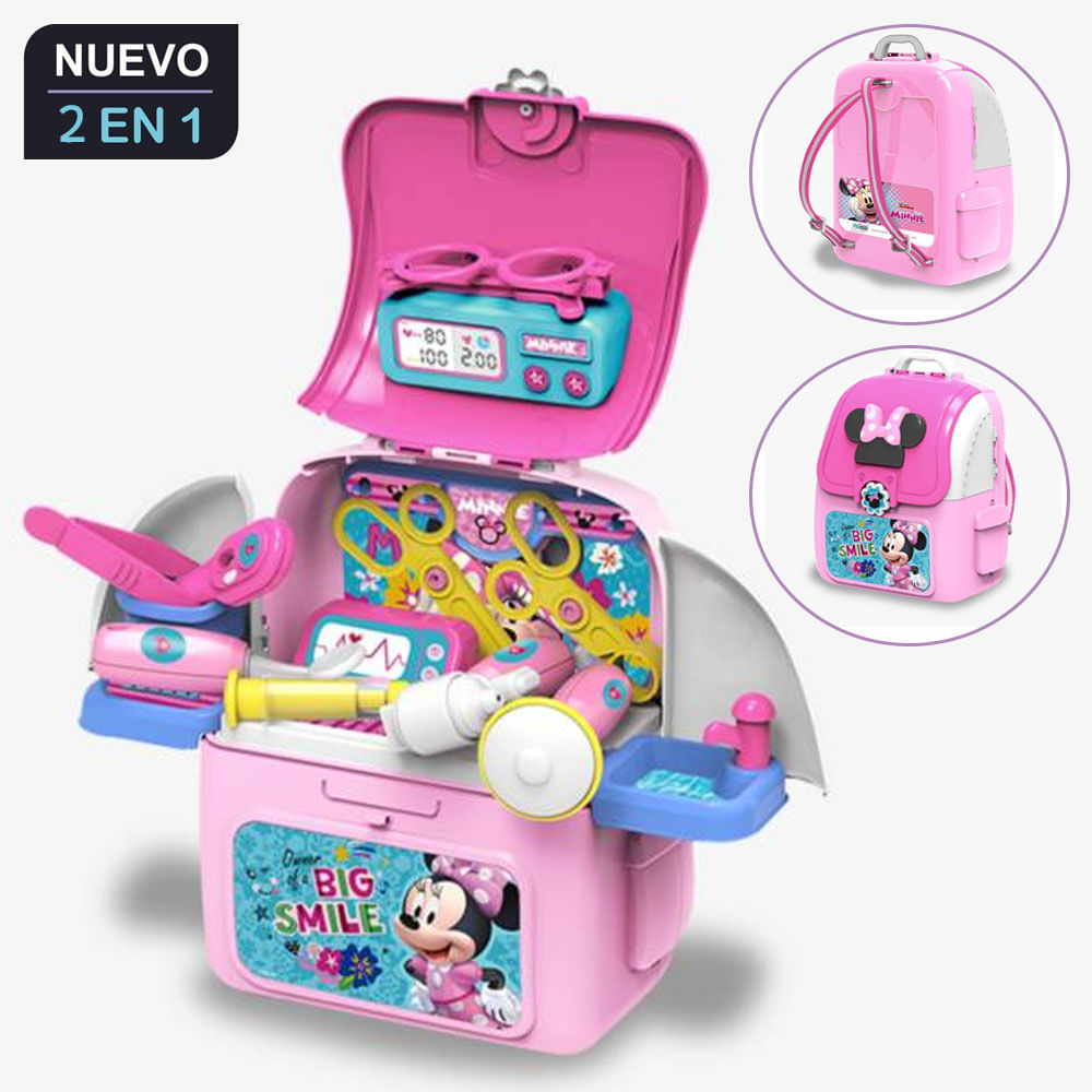 Mochila Disney Store Minnie Mouse Fucsia - Promart