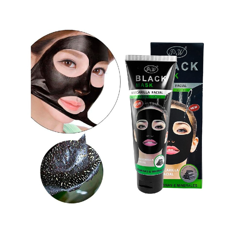 Mascarilla Facial negra P&W - Tubo
