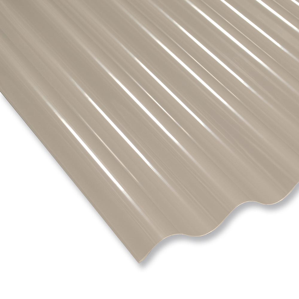 Techo Opaco PP Gris 1.2 mm 3.05x1.10 metros Fibraforte