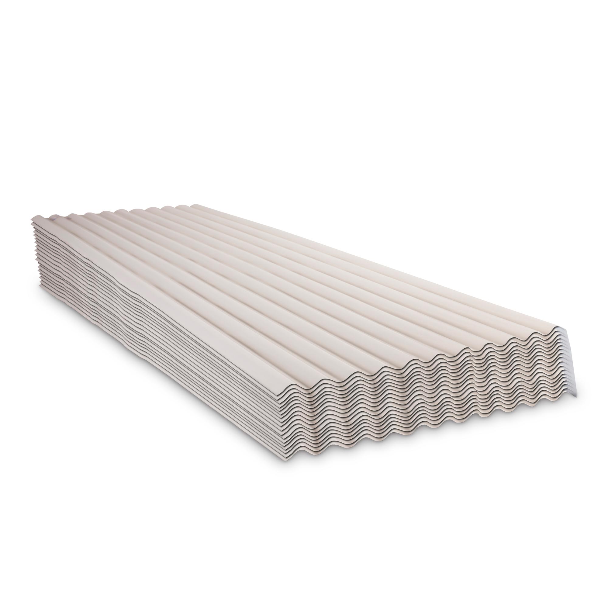 Techo traslucido PP Blanco1 mm 3.05x1.10 metros Techito