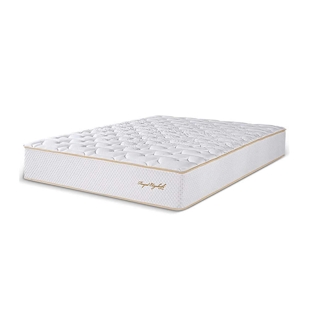 Colchón Paraíso Royal Elizabeth 2 Plazas +2 Almohadas Viscoelásticas + Protector