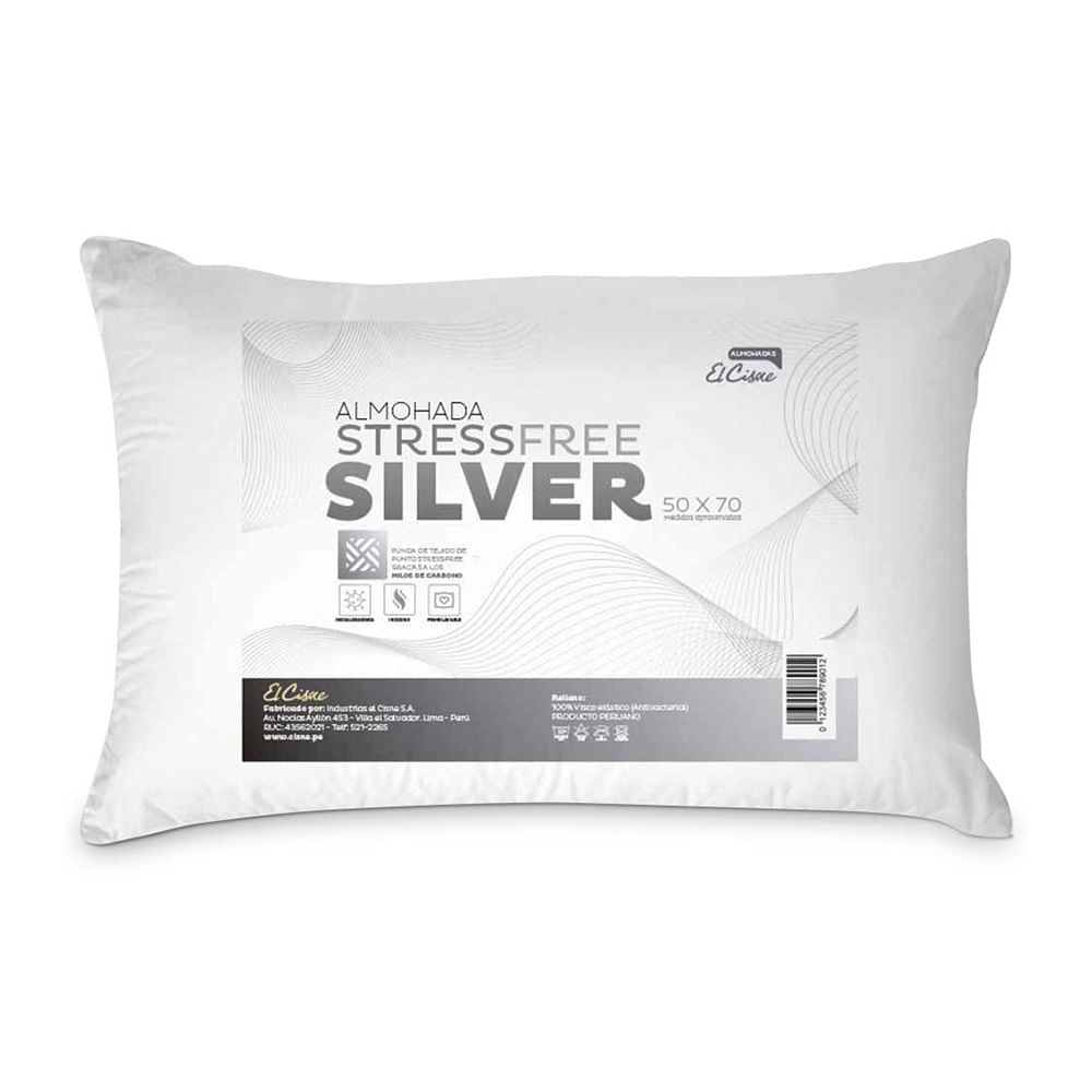 Almohada EL CISNE Stress Free Silver Promart