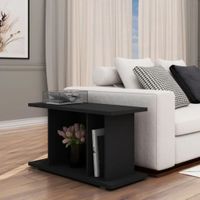 Mesa Lateral Moderna Isa Negro