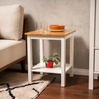 Mesa Lateral Moderna Andes Blanco