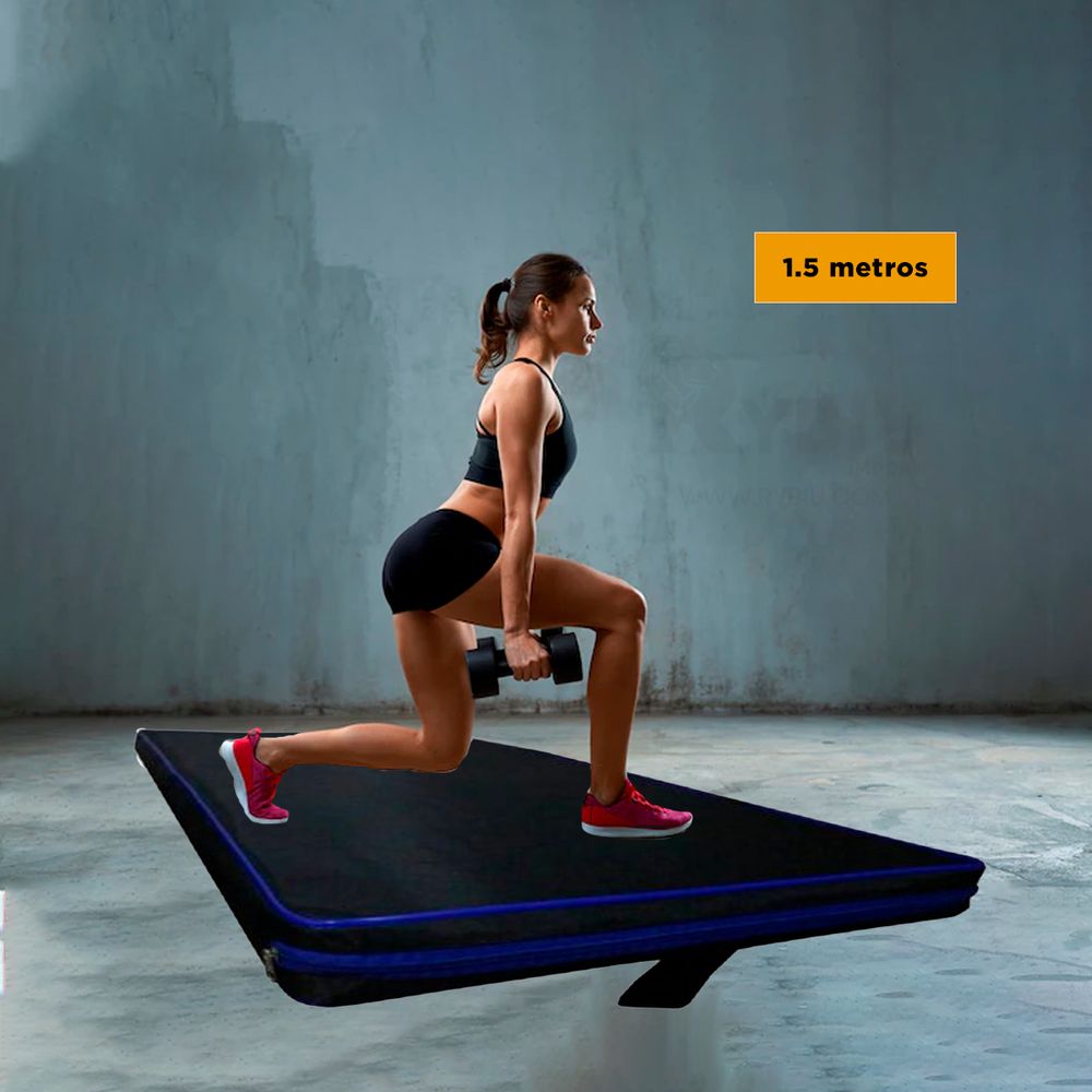 Colchoneta para Gimnasio Azul 1.5M Colchoneta para Gimnasio Azul 1.5M