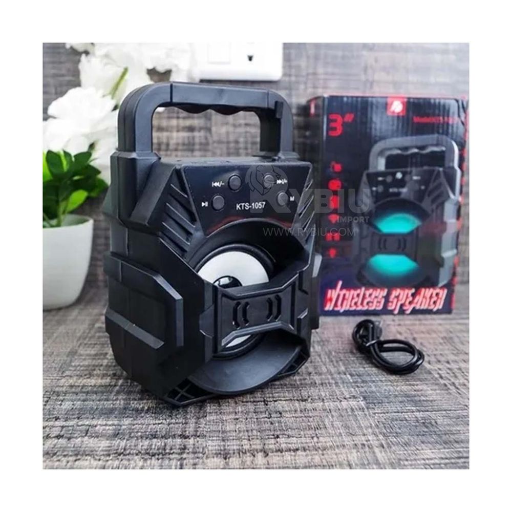 Altavoz Bluetooth Inalambrico KTS 1057 Negro Altavoz Bluetooth Inalambrico KTS 1057 Negro