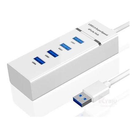Extension USB 4 Puertos 3.0 USB Laptop Blanco Extension USB 4 Puertos 3.0 USB Laptop Blanco