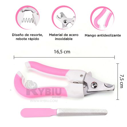 Gatitos Cortauñas Grande Rosado Gatitos Cortauñas Grande Rosado