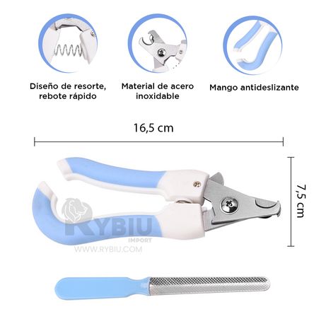 Gatitos Cortauñas Grande Azul Gatitos Cortauñas Grande Azul