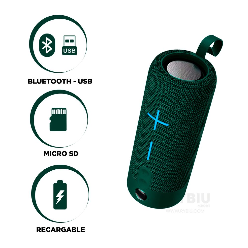 Altavoz EWTTO ET P1728BT Tono Verde Altavoz EWTTO ET P1728BT Tono Verde