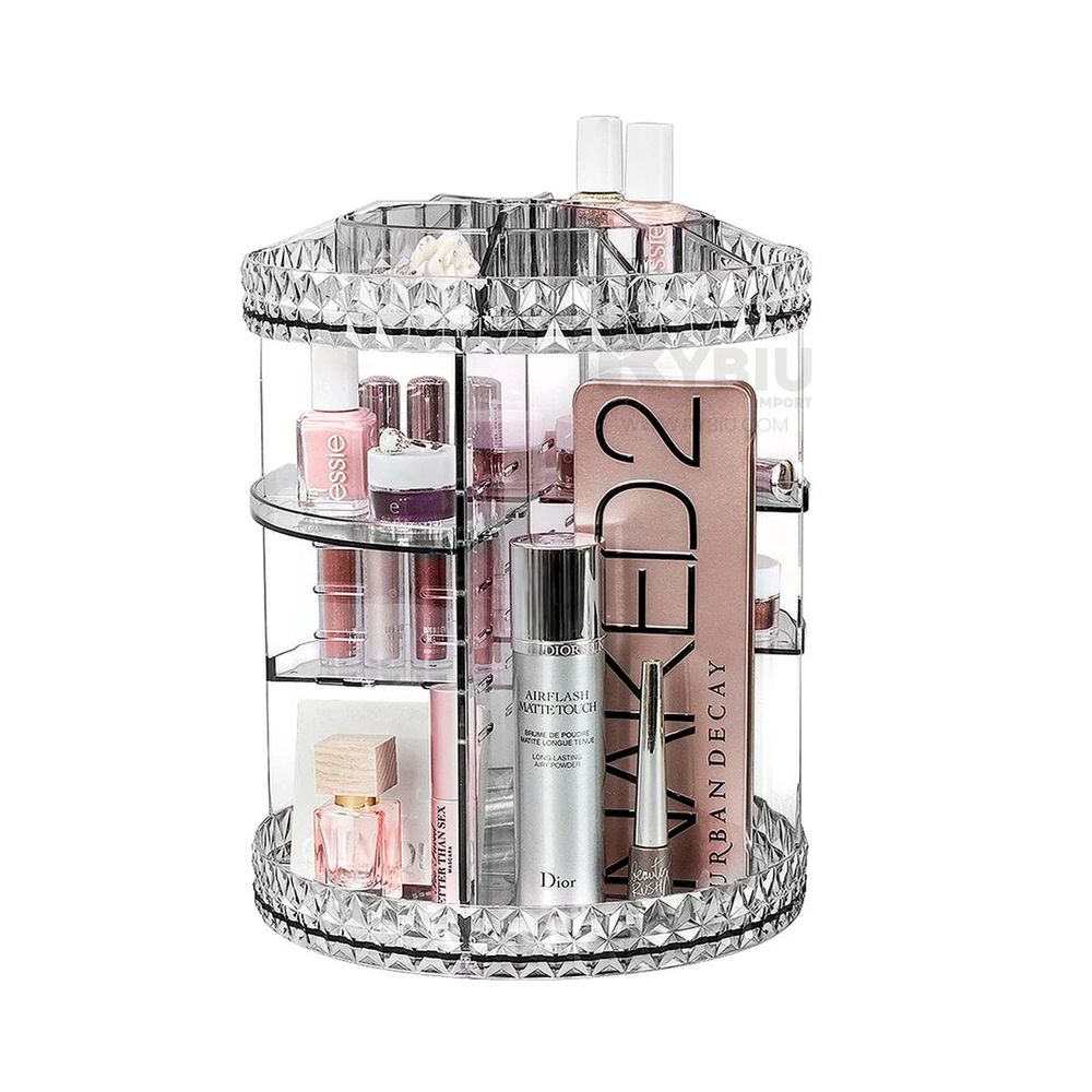 Organizador Grande de Maquillaje 360° Acrilico RYBIU IMPORT Organizador Grande de Maquillaje 360° Acrilico RYBIU IMPORT