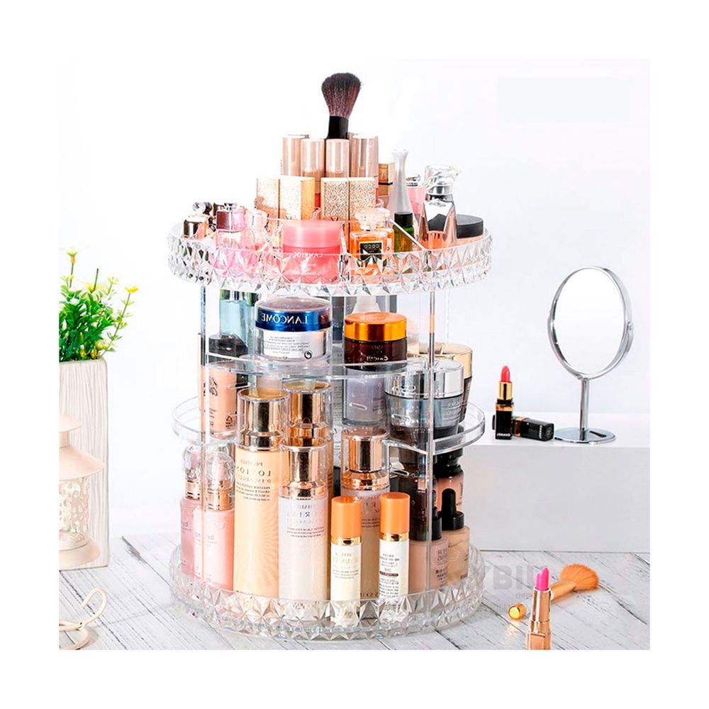 Organizador de Cosmeticos Giratorio 360 de Acrílico Organizador de Cosmeticos Giratorio 360 de Acrílico