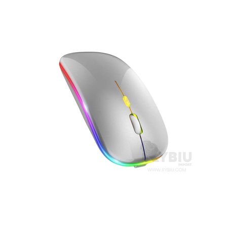 Mouse Inalambrico Dual de Color Gris para Laptop