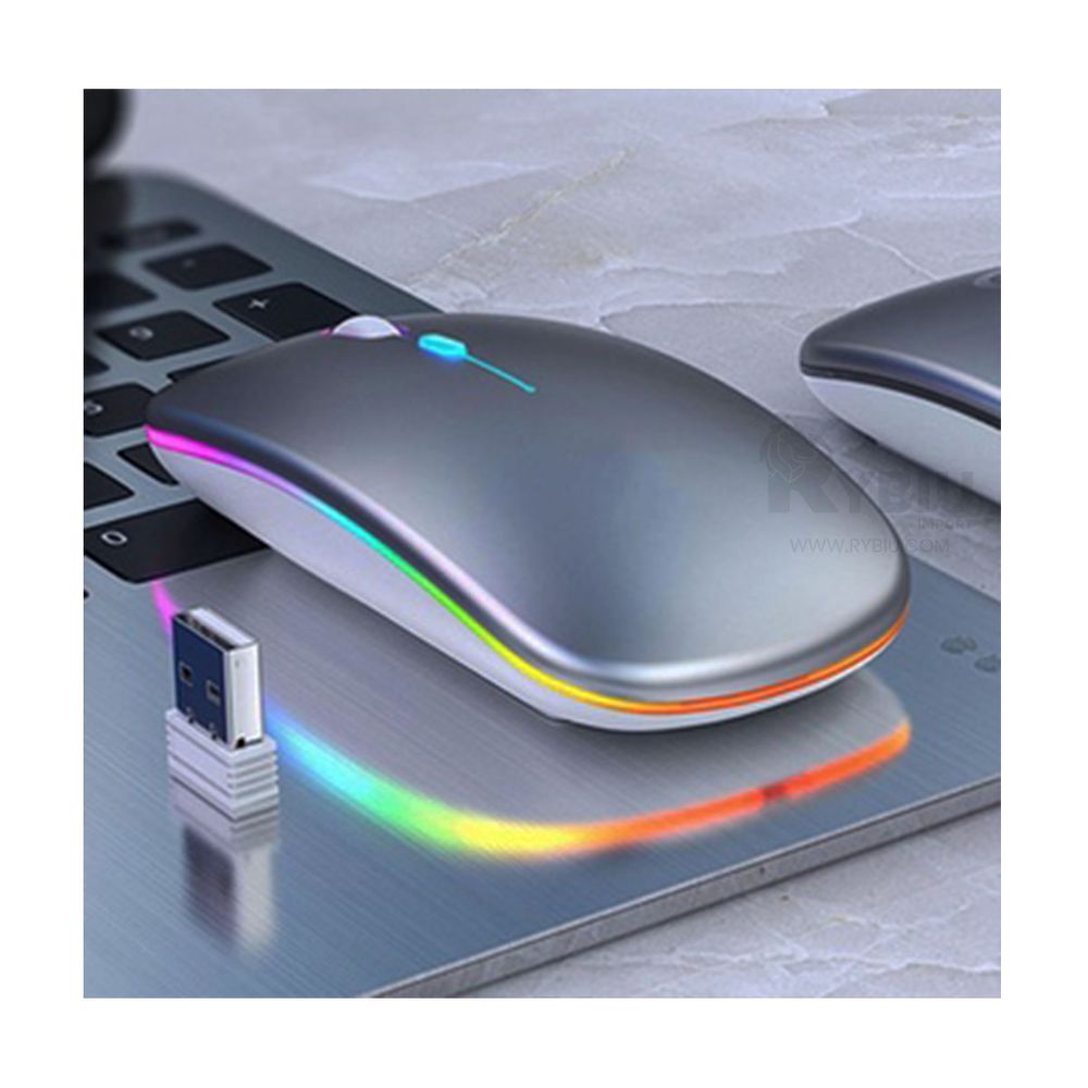 Mouse Inalambrico para Laptop de Color Gris Mouse Inalambrico para Laptop de Color Gris