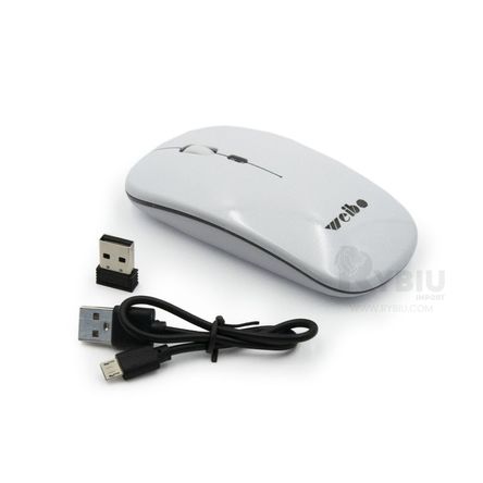 Mouse Inalambrico Dual de Color Blanco para Laptop