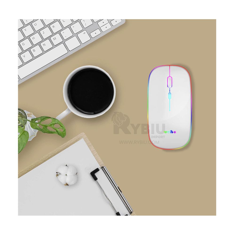 Mouse Inalambrico para Laptop de Color Blanco Mouse Inalambrico para Laptop de Color Blanco
