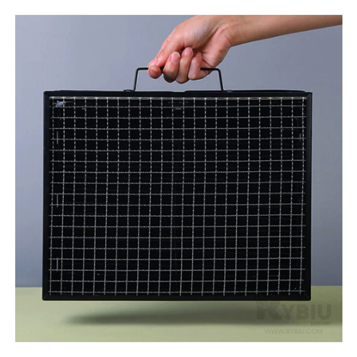 Mini Parrilla para Portatil Ideal para Terraza Negro