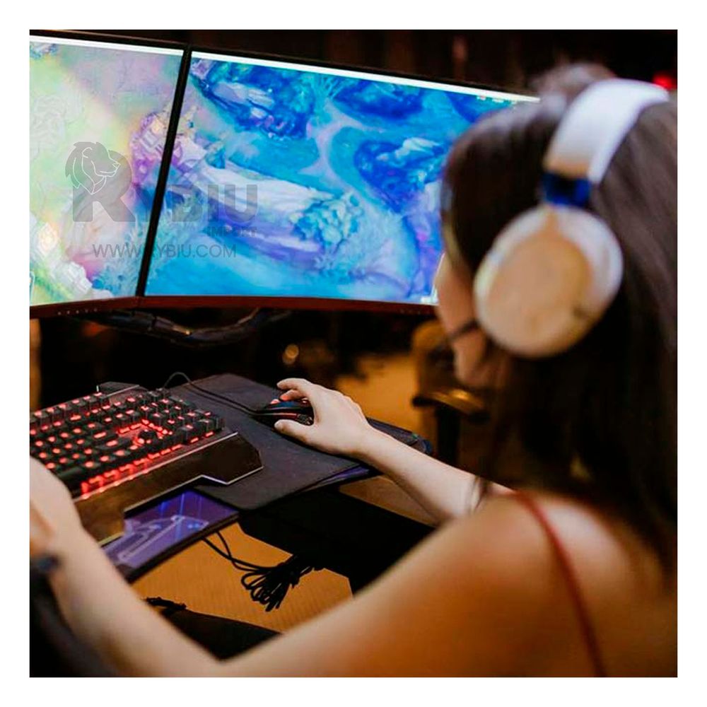 Mouse Gamer Color Negro con Luces LED Mouse Gamer Color Negro con Luces LED