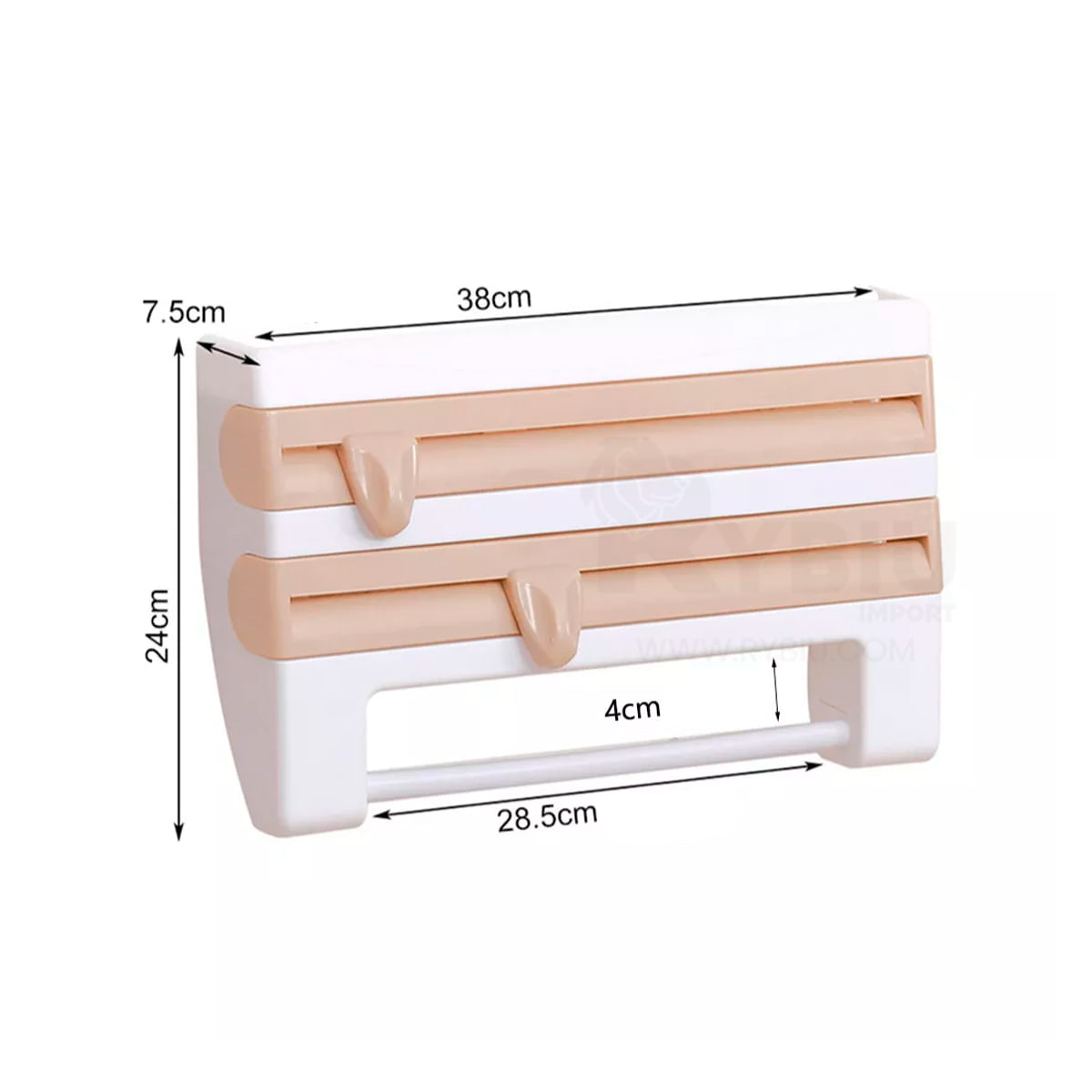 Organizador de Cocina Mediano de Color Beige