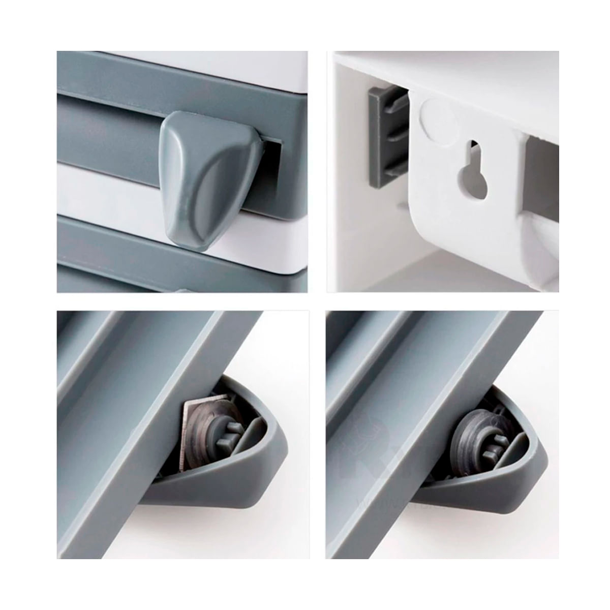 Organizador Estante de Cocina Color Plomo