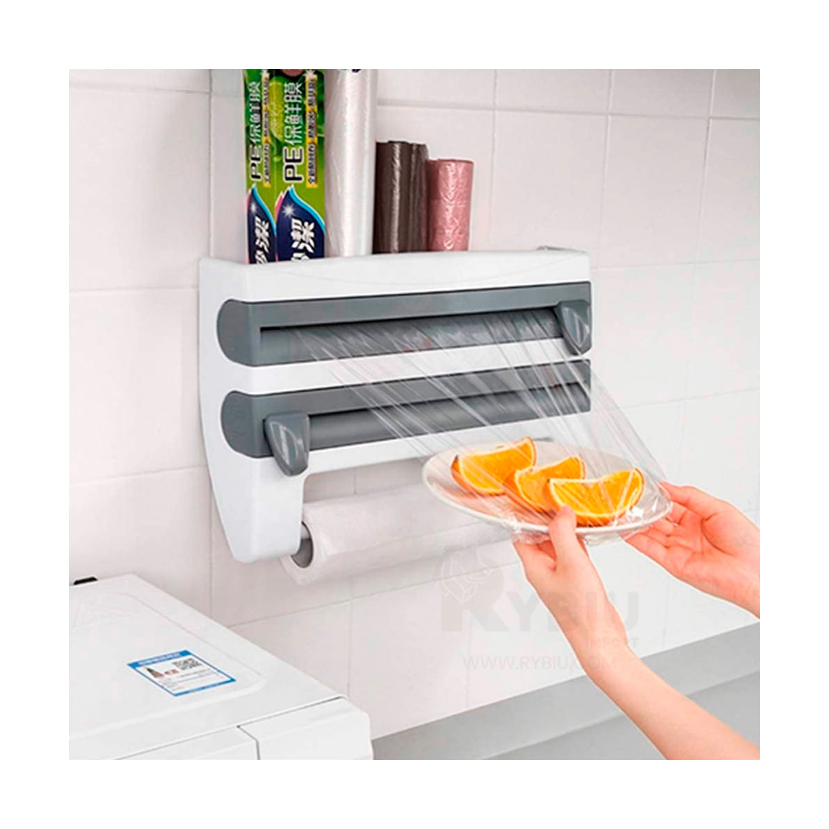 Organizador de Cocina Mediano de Color Plomo