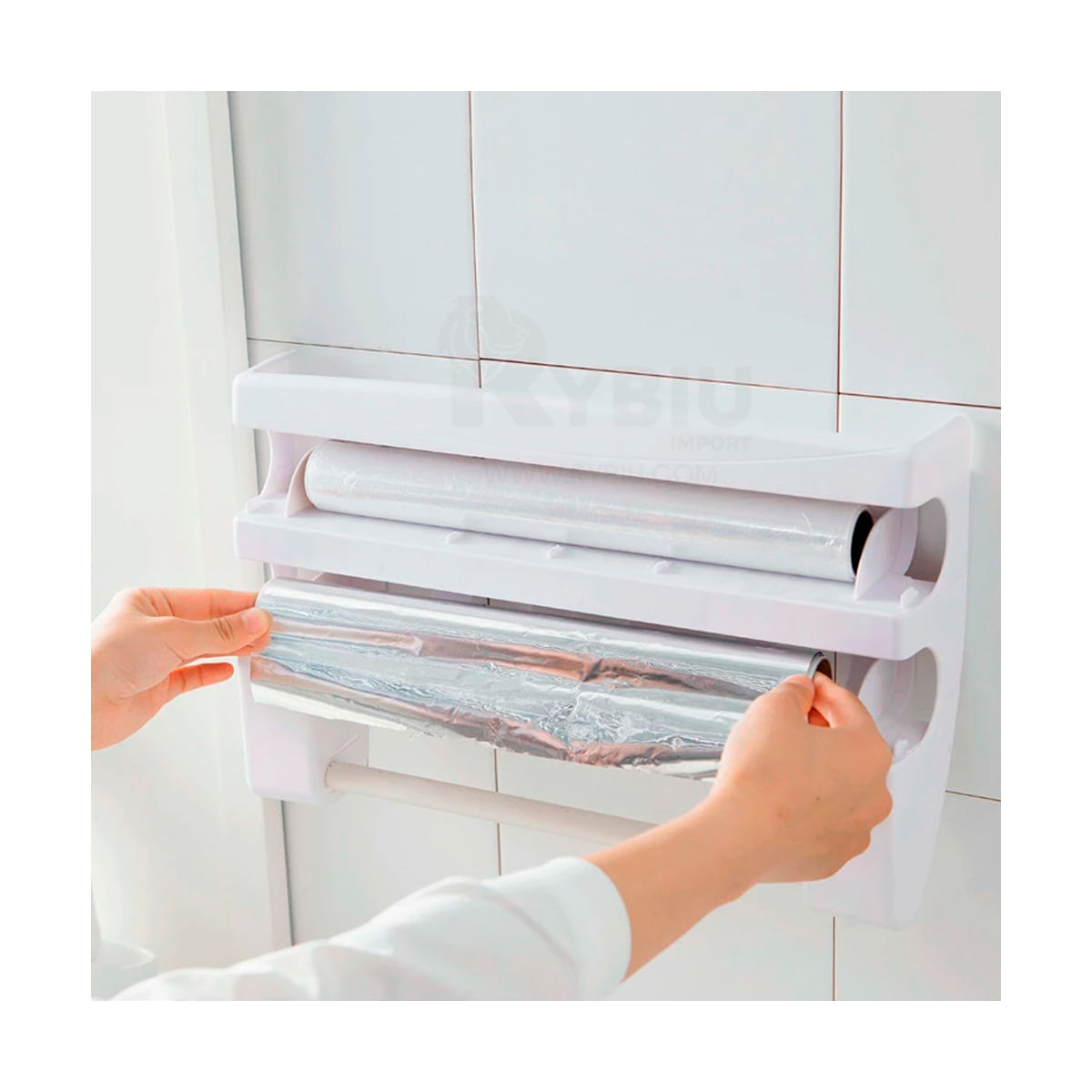 Set Organizador de Cocina para Pared Color Plomo