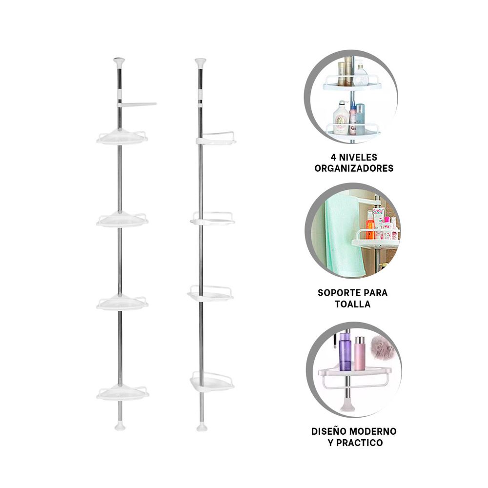 Organizador de ducha Sensea Bamboo - Promart