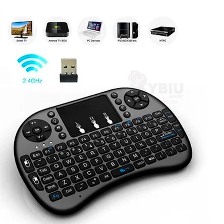 Mini Teclado con Iluminado de Inalambrico Touchpad