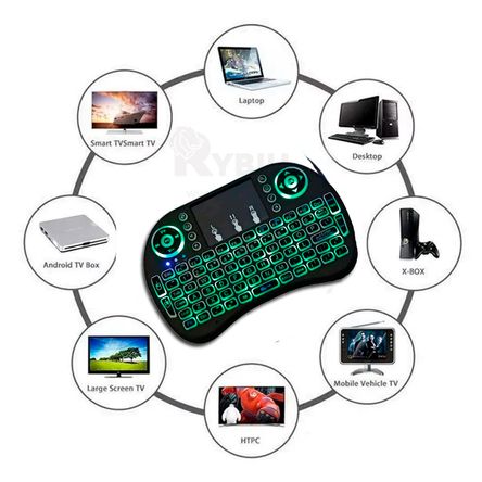 Teclado Mini Inalambrico con Iluminado Funcional Teclado Mini Inalambrico con Iluminado Funcional