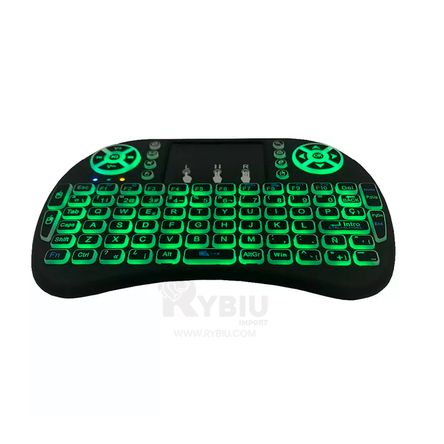 Mini Teclado Inalambrico de Verde para Android Tv RYBIU IMPORT