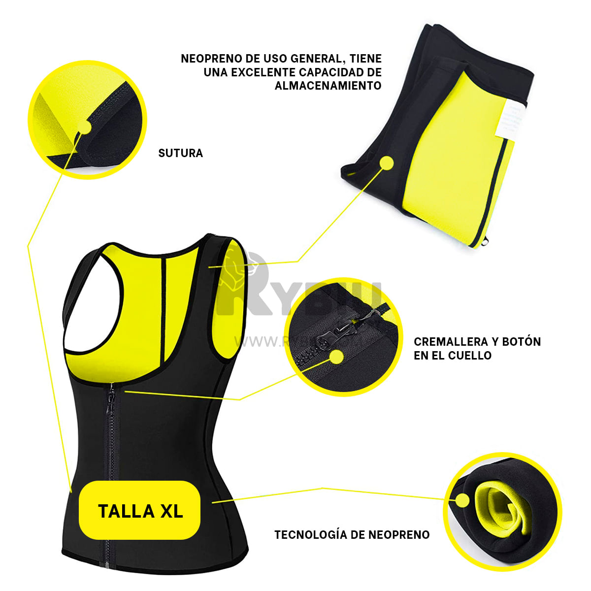 Faja con Tecnologia Termica Talla XL de Mujer