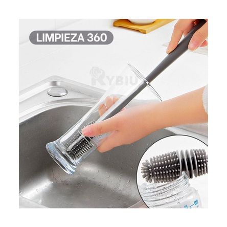 Plomo Cepillo de Silicona Multifunciones para Vaso Plomo Cepillo de Silicona Multifunciones para Vaso
