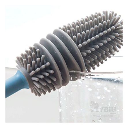 Color Celeste Cepillo de Silicona Multifuncional Color Celeste Cepillo de Silicona Multifuncional