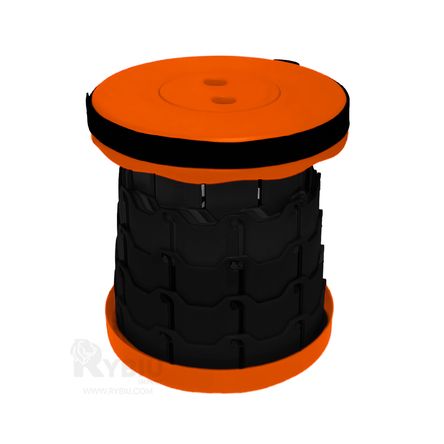 Taburete Plegable Mini Silla de Tono Anaranjado Taburete Plegable Mini Silla de Tono Anaranjado