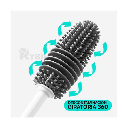 Cepillo Color Plomo de Botella de Silicona para Cocina Cepillo Color Plomo de Botella de Silicona para Cocina