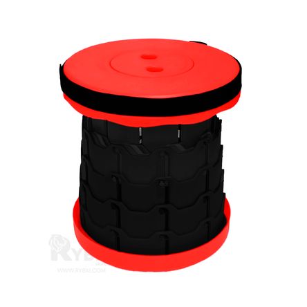 Taburete Plegable Mini Silla de Tono Rojo Taburete Plegable Mini Silla de Tono Rojo