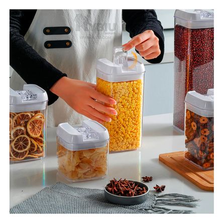 Caja contenedora de Plastico con Tapa Hermetica Caja contenedora de Plastico con Tapa Hermetica