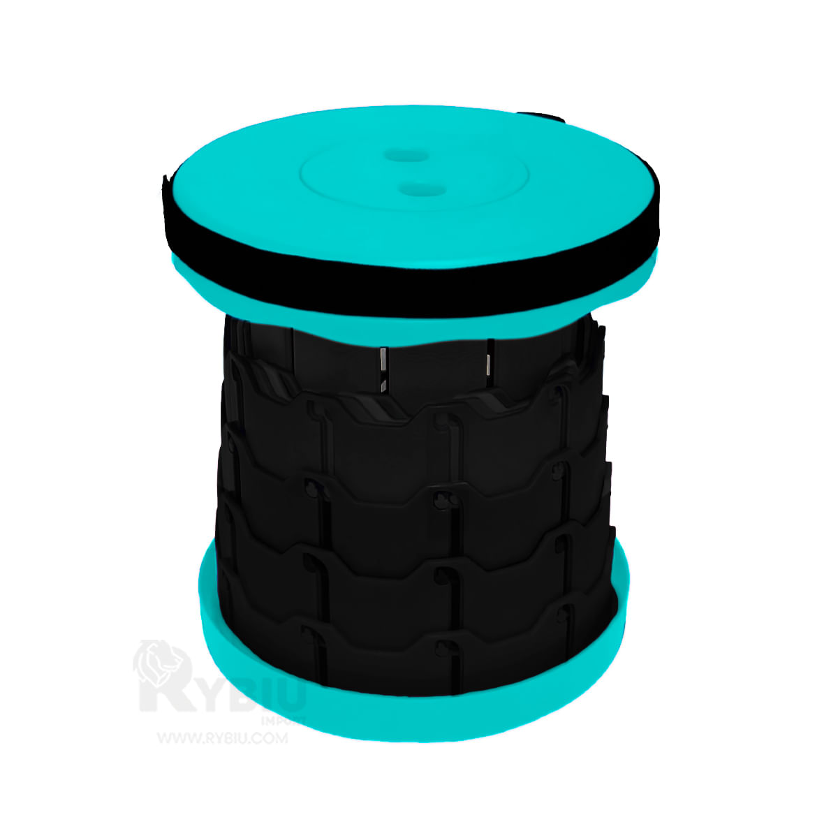 Taburete Plegable Mini Silla de Tono Turquesa