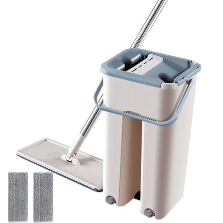 Trapeador Magico Plano con Balde Escurridor Trapeador Magico Plano con Balde Escurridor