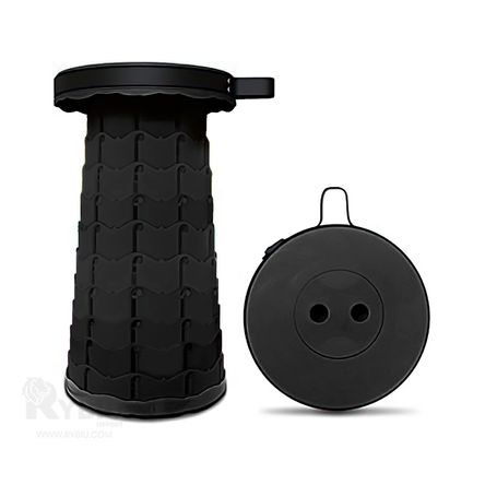 Silla Portatil para Camping Ajustable Negro Silla Portatil para Camping Ajustable Negro