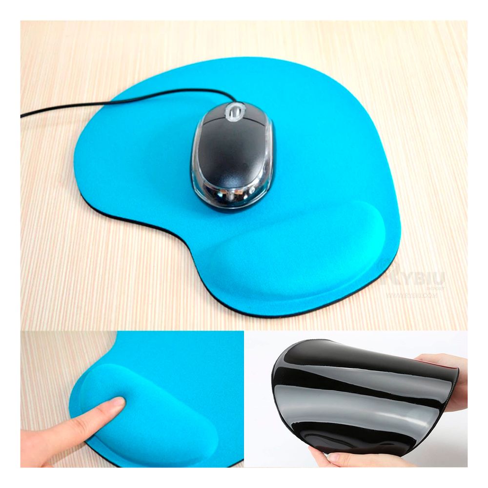 Mouse Tipo Pad Comodo para Escritorio Color Celeste Mouse Tipo Pad Comodo para Escritorio Color Celeste