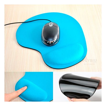 Mouse Tipo Pad Comodo para Escritorio Color Celeste RYBIU IMPORT