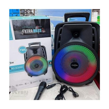 Altavoz Negro con Bluetooth Facil de Usar RYBIU IMPORT