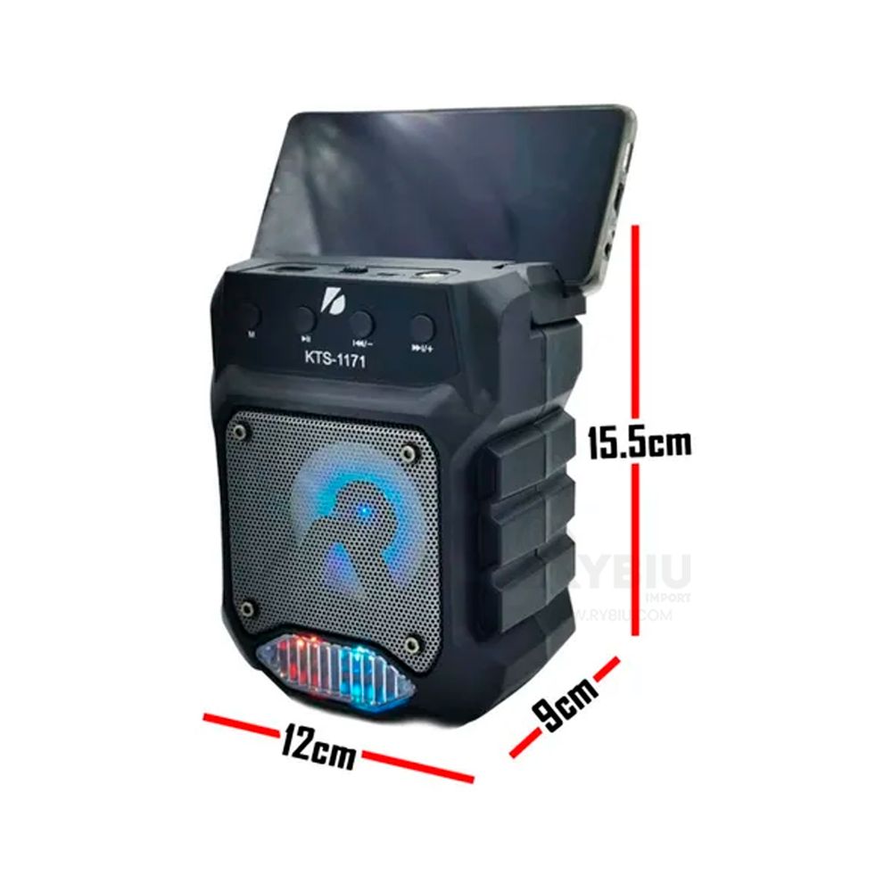 Bocina Color Negro para USB y Tarjeta Micro SD Bocina Color Negro para USB y Tarjeta Micro SD