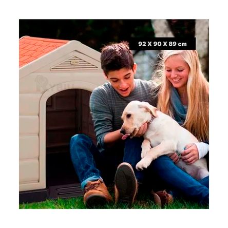 Casa para Perros de Raza Grande Beige Casa para Perros de Raza Grande Beige