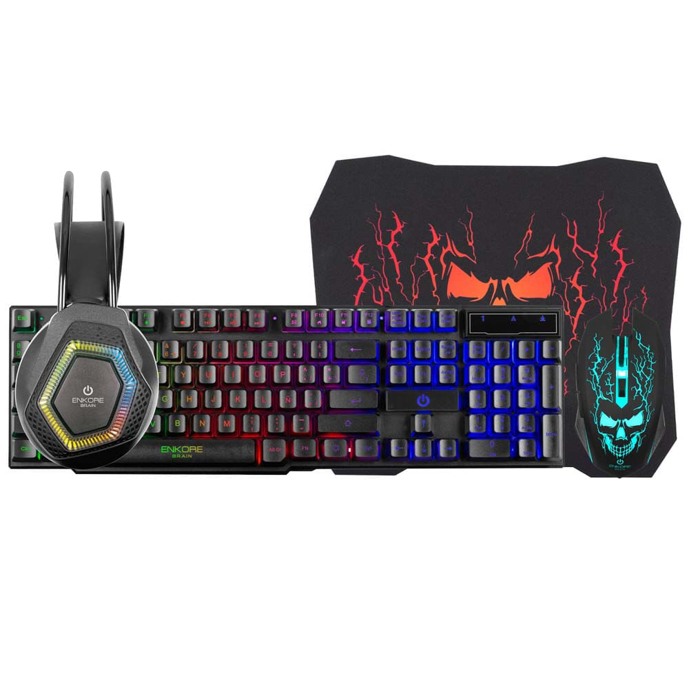 Kit Gamer MICRONICS 4 en 1 - Promart