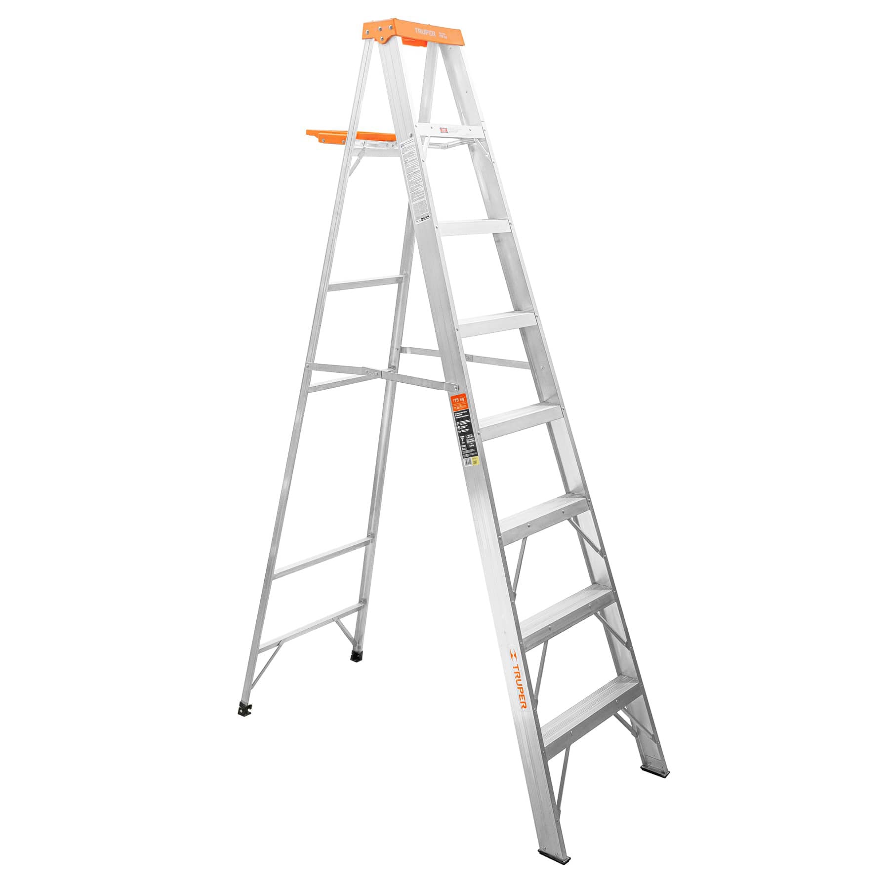 Escalera Tijera 7 Peldaños Capacidad De Carga 175 Kg Truper 10337